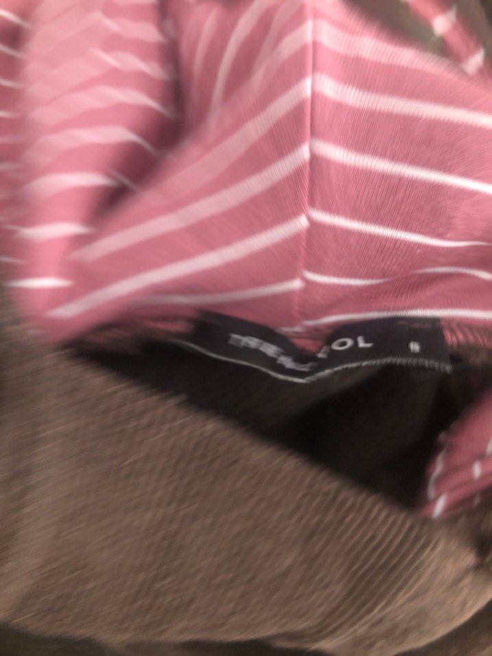 Bordo Yüksek Yakalı Kadın Sweatshirt - Görsel 3