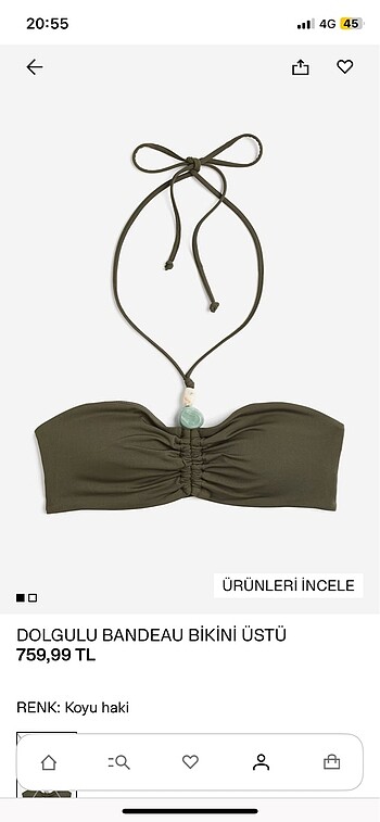 HM bikini üstü