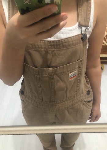 Kahverengi Kadın Askılı Uzun Tulum - Görsel 3