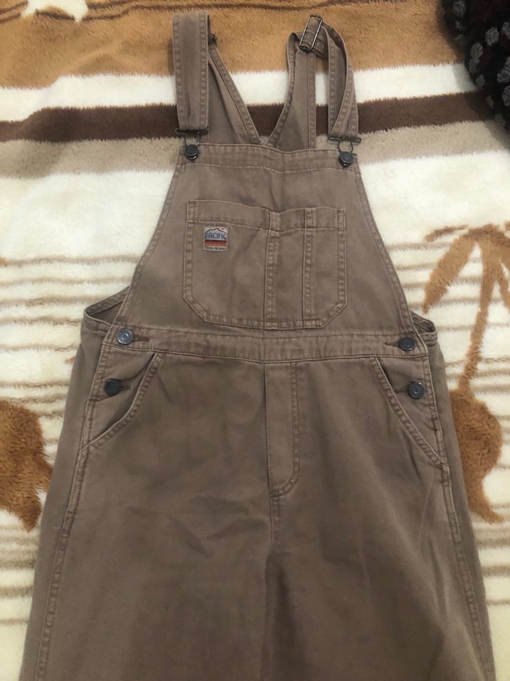 Kahverengi Kadın Askılı Uzun Tulum - Görsel 4