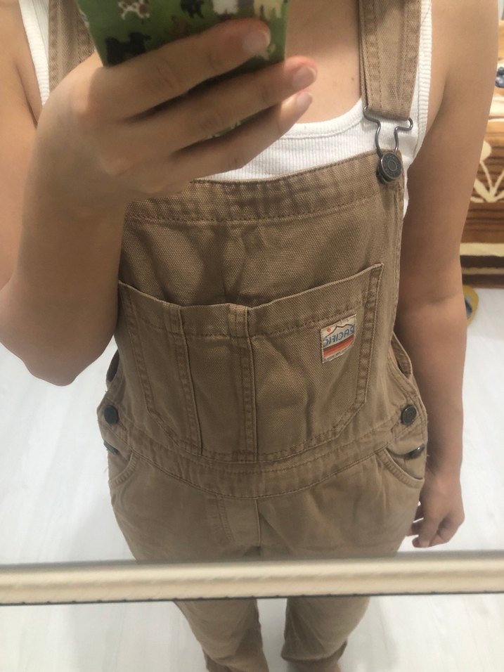 Kahverengi Kadın Askılı Uzun Tulum - Görsel 3