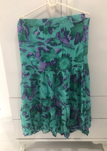 Yeşil Bohem Midi Uzun Etek - Görsel 2