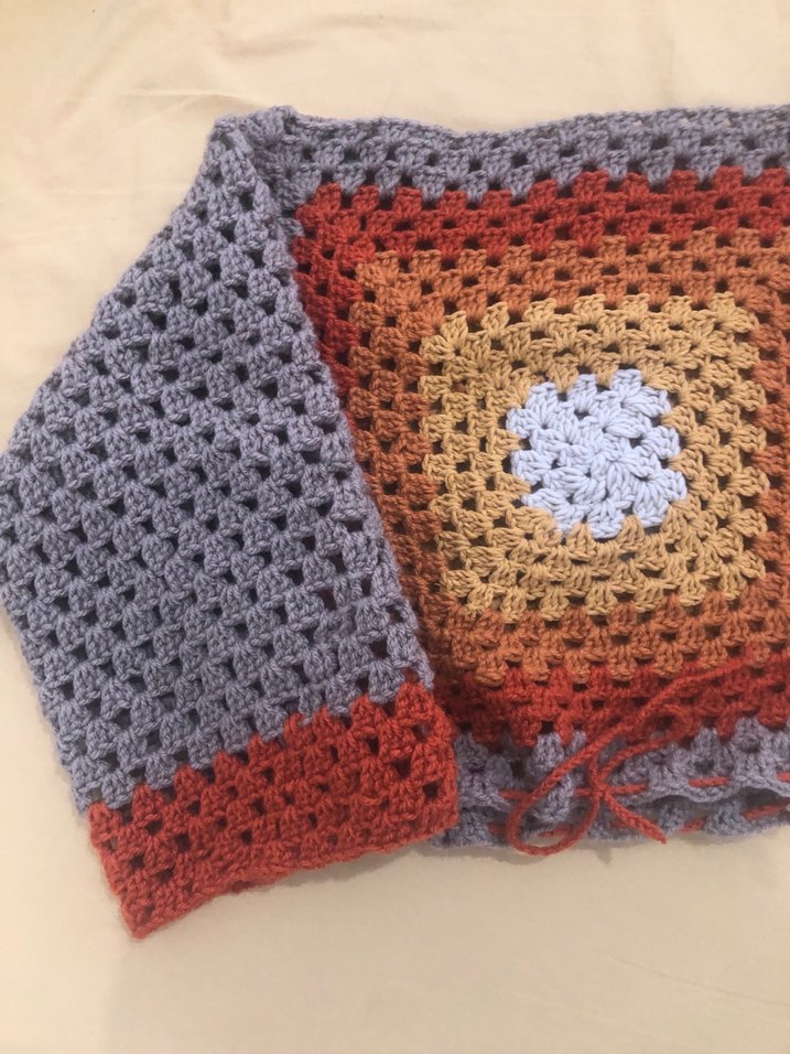 Bohem Çok Renkli Örgü Uzun Kollu Kazak - Görsel 4