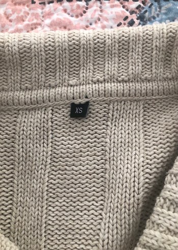 Bej Triko Bohem Kadın Hırka - Görsel 3