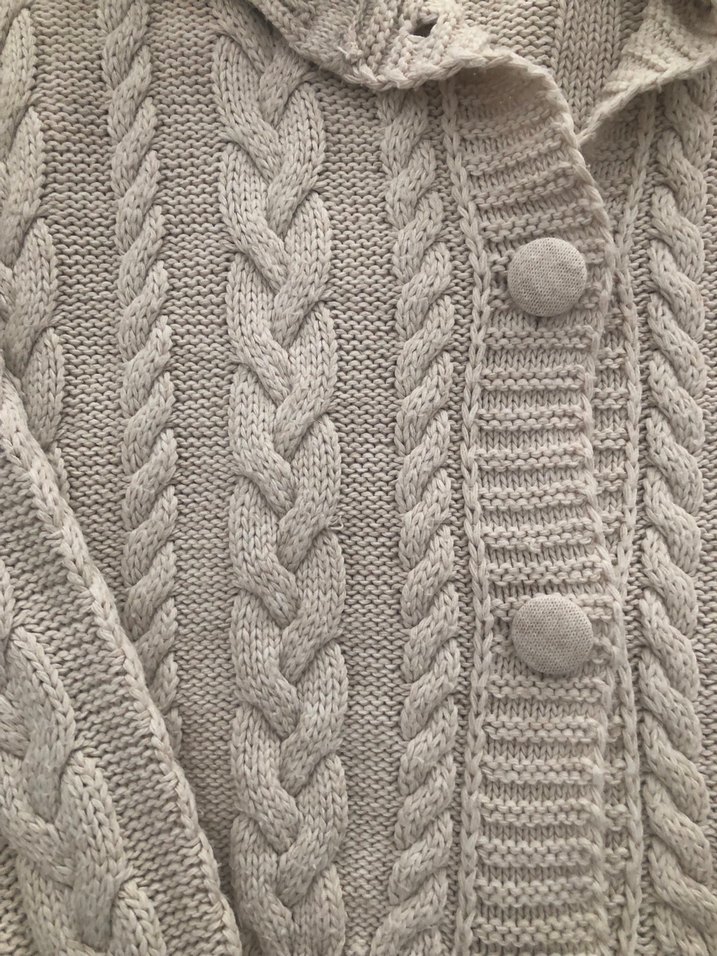 Bej Triko Bohem Kadın Hırka - Görsel 2