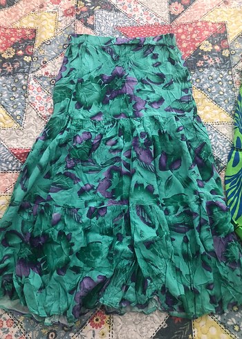 Bohem Tarzda Uzun Pilili Kadın Etekleri - Görsel 2