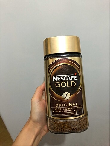 Nescafe gold cam kavanoz