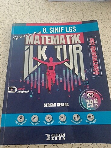 İşleyen Zeka 8.sınıf Lgs Matematik ilk tur soru bankası 