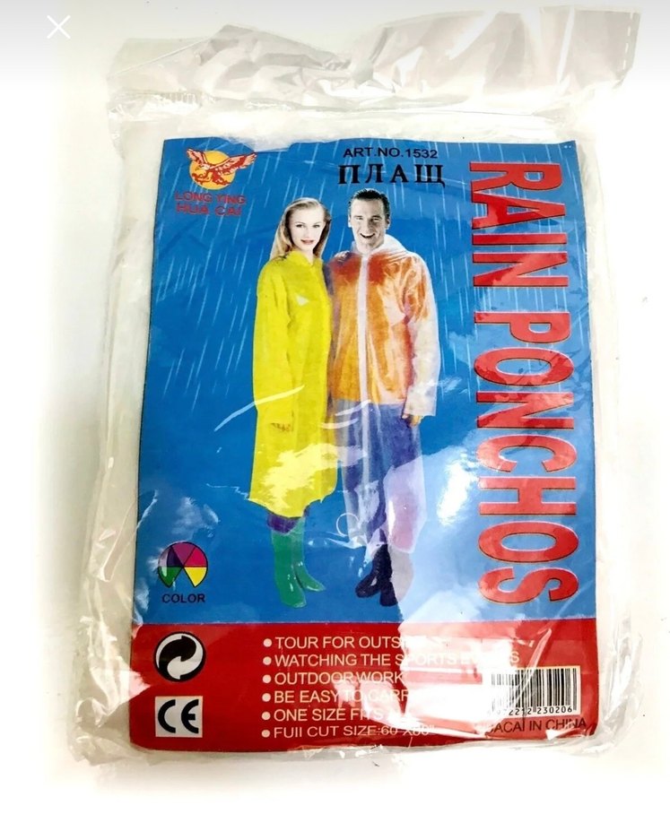 Kullan At Kapüşonlu Yağmurluk 5 Adet - Görsel 5