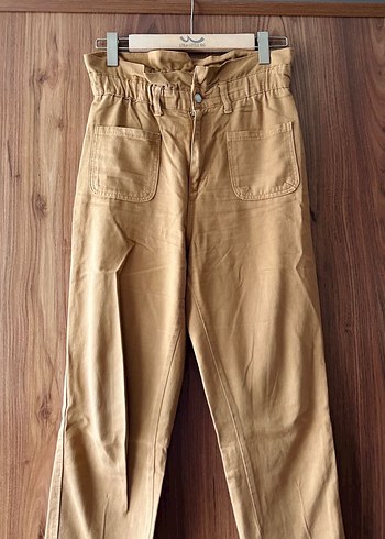 Fırfır Yüksek Bel Pantolon - Görsel 4