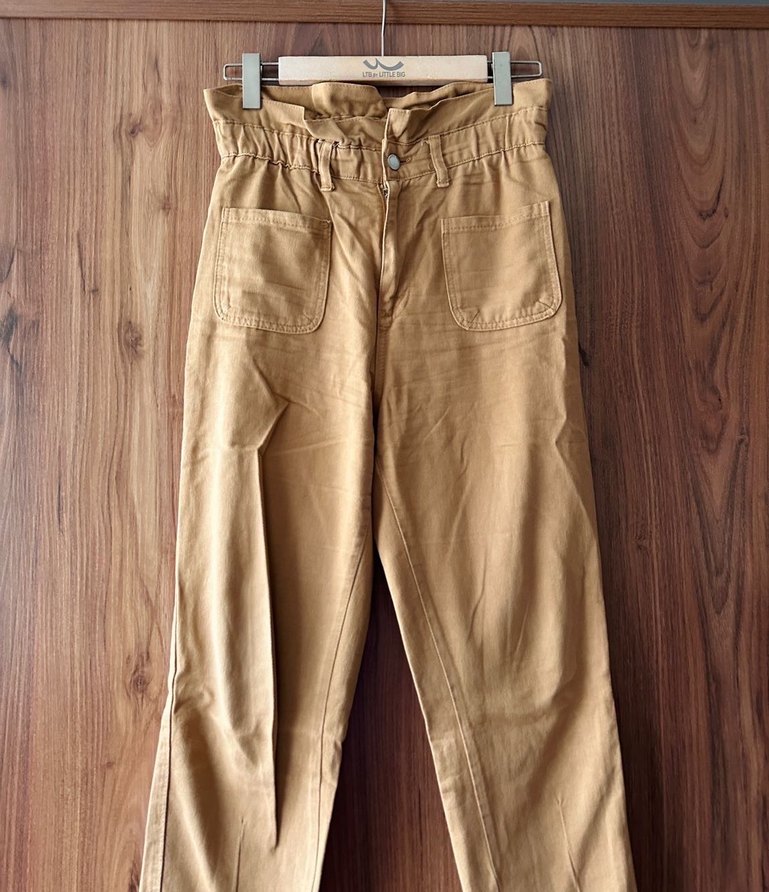 Fırfır Yüksek Bel Pantolon - Görsel 4