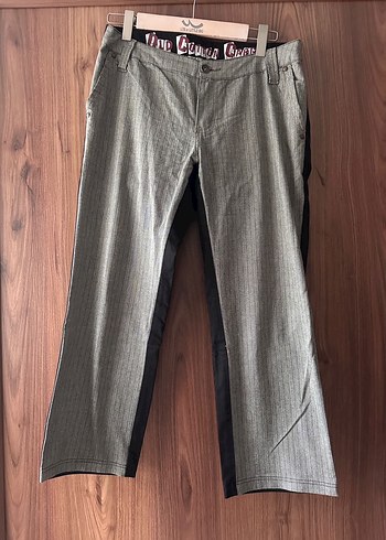 Tasarım Çift Renk Pantolon - Görsel 2