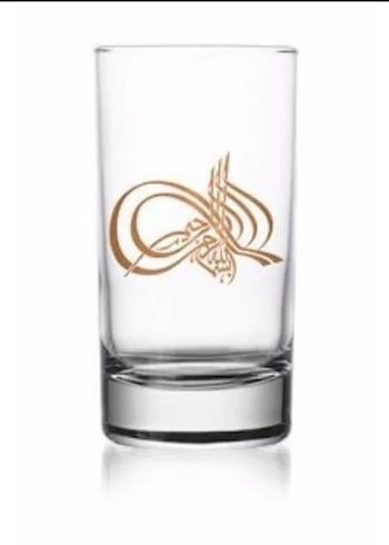 6'lı Osmanlı Tuğra Bardak Seti - Görsel 2