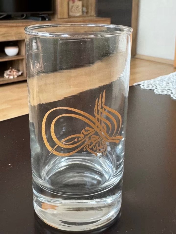 6'lı Osmanlı Tuğra Bardak Seti - Görsel 3