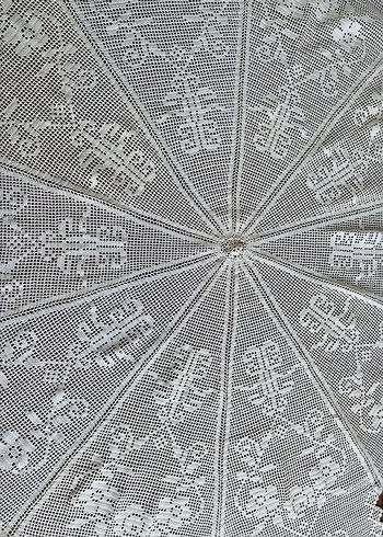 Vintage Dantel Masa Örtüsü - Görsel 3