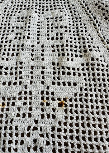 Vintage Dantel Masa Örtüsü - Görsel 7