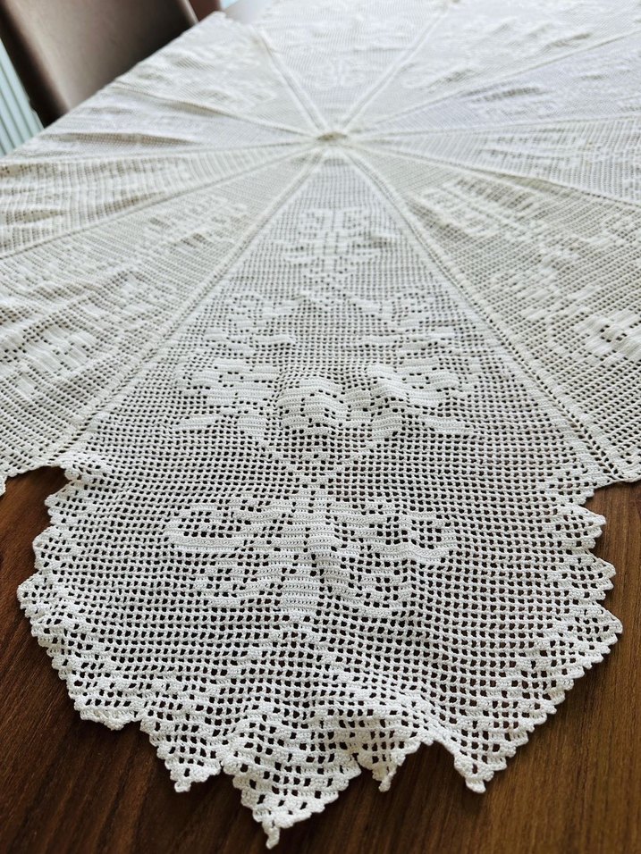 Vintage Dantel Masa Örtüsü - Görsel 5