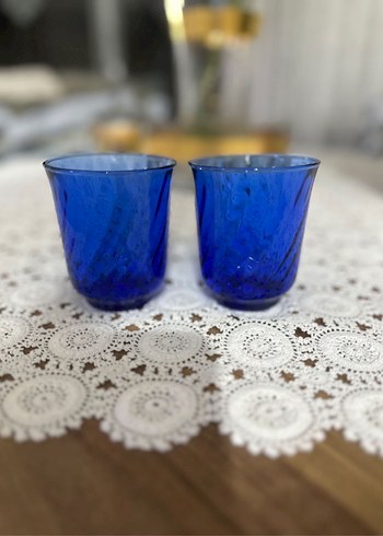 Vintage Cobalt Bardak  - Görsel 3