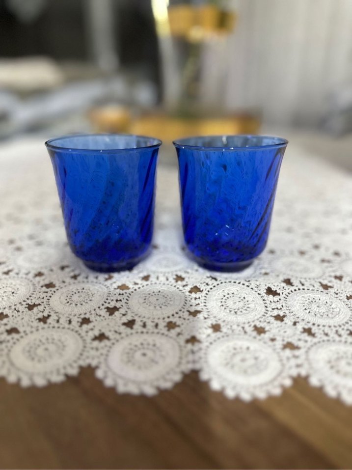 Vintage Cobalt Bardak  - Görsel 3