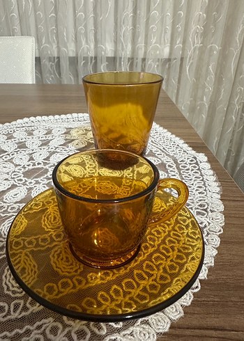 Vintage Türk Kahvesi Seti - Görsel 2