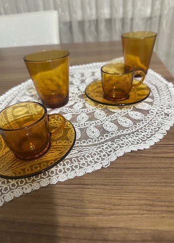 Vintage Türk Kahvesi Seti - Görsel 3