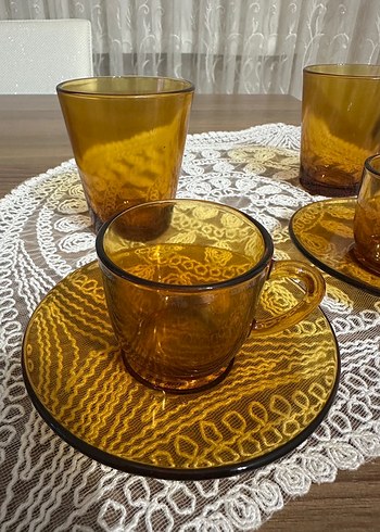 Vintage Türk Kahvesi Seti - Görsel 4