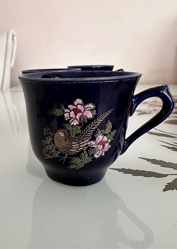 Vintage Cobalt Fincanlar - Görsel 2