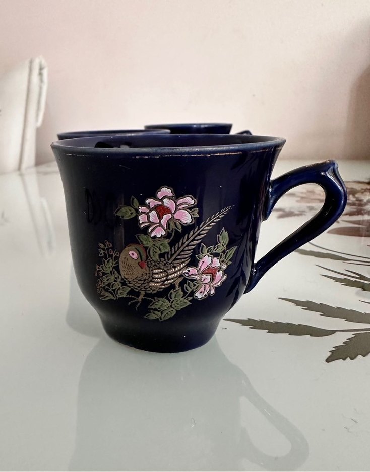 Vintage Cobalt Fincanlar - Görsel 2