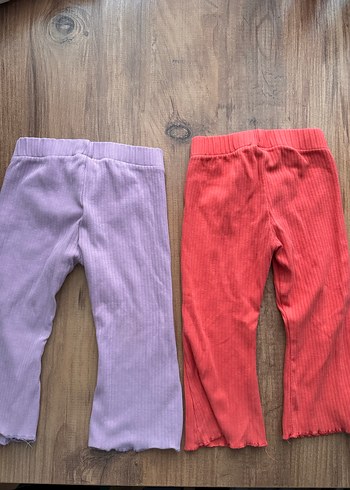 Kızlar için Piliseli Pastel Tayt Seti - Görsel 4