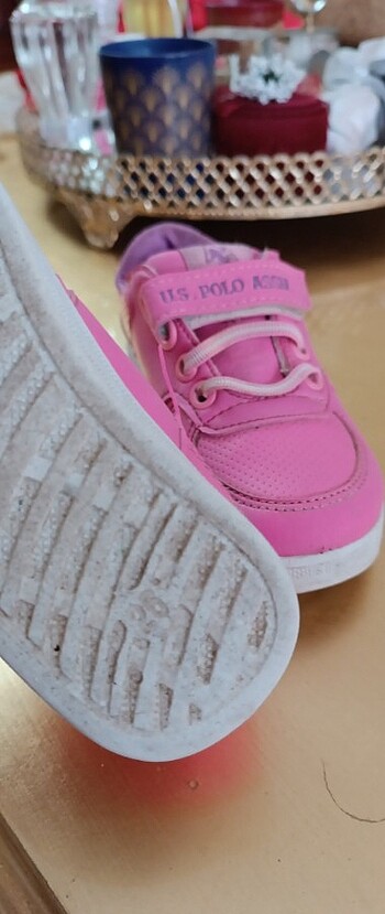 26 Beden Us polo assn 26 numara pembe spor ayakkabı