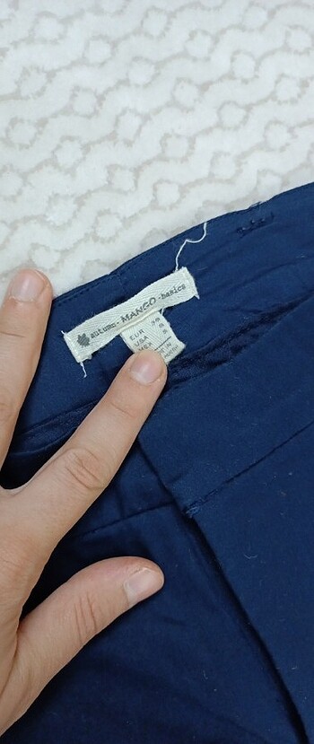Pantolon kumaş lacivert mango orijinal 38 beden - Görsel 2