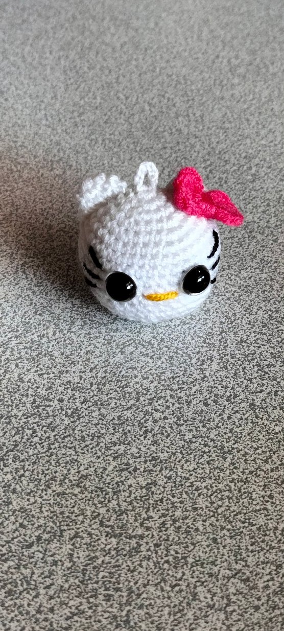 Renkli Fiyonk Detaylı Beyaz Kedi Aksesuarı - Görsel 3