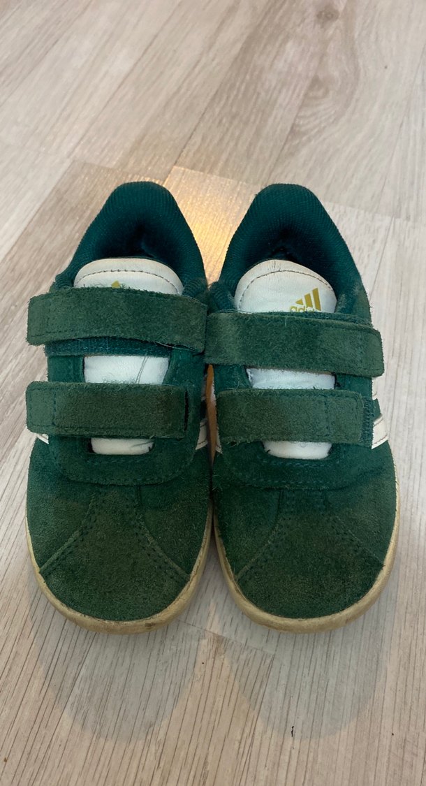 Koyu Yeşil Erkek Çocuk Spor Ayakkabı Velcro - Görsel 2