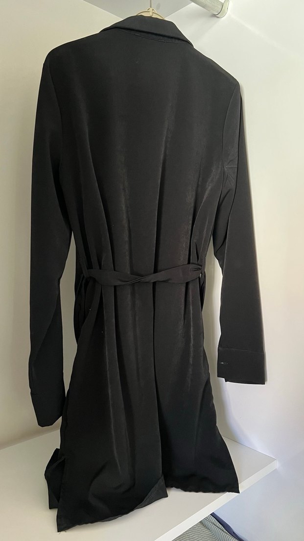 Siyah Kuşaklı Uzun elbise - Görsel 4