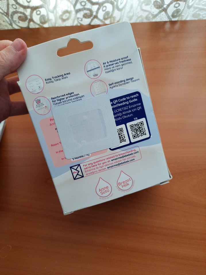 Bebek Anne Sütü Saklama Poşeti 50'li - Görsel 3