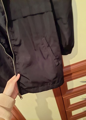 Siyah yağmurluk - Görsel 5