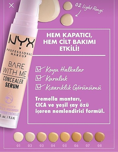 Nyx orijinal 01 02 2,5 03 mevcut