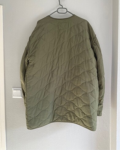 Pull and Bear Pull&And Bear Kapitone Haki Ceket