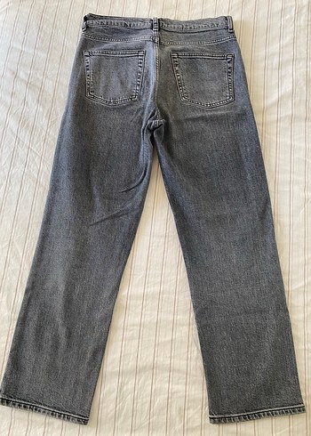 38 Beden Mango gri kot pantolon