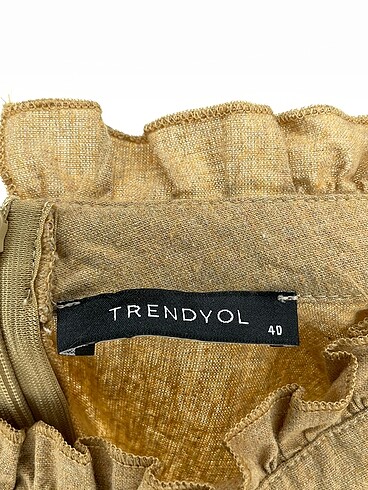 40 Beden camel Renk Trendyol & Milla Kısa Elbise %70 İndirimli.