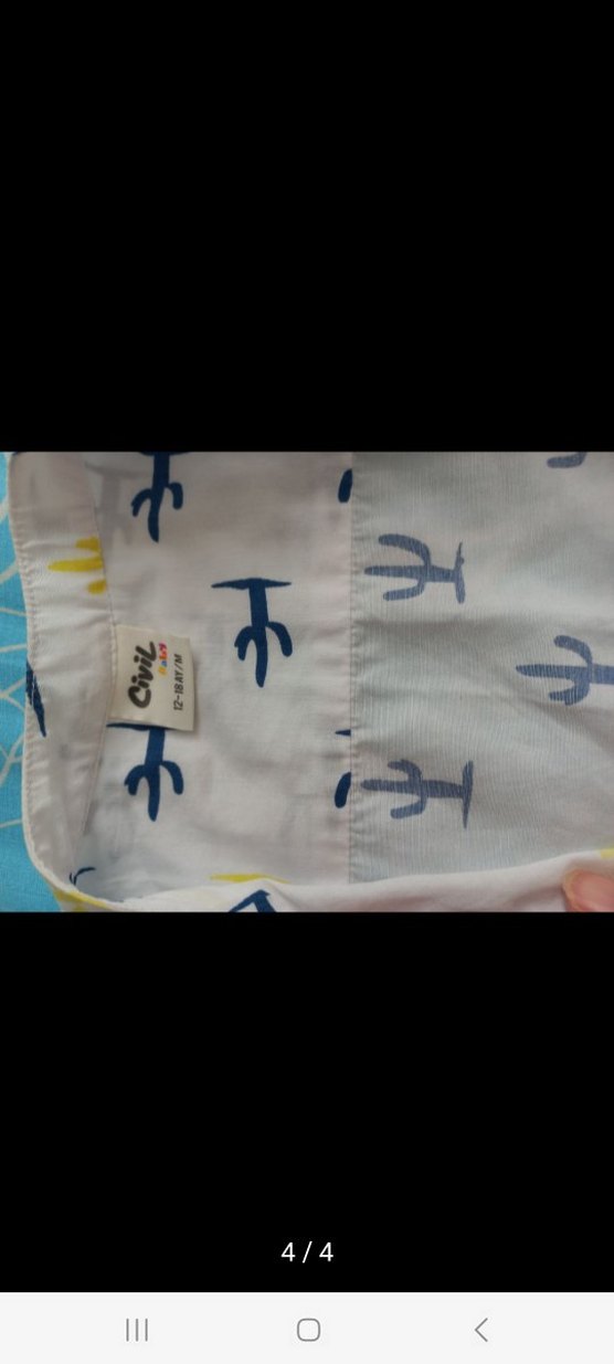 Bebek Erkek Mavi Denim Takım - Görsel 3