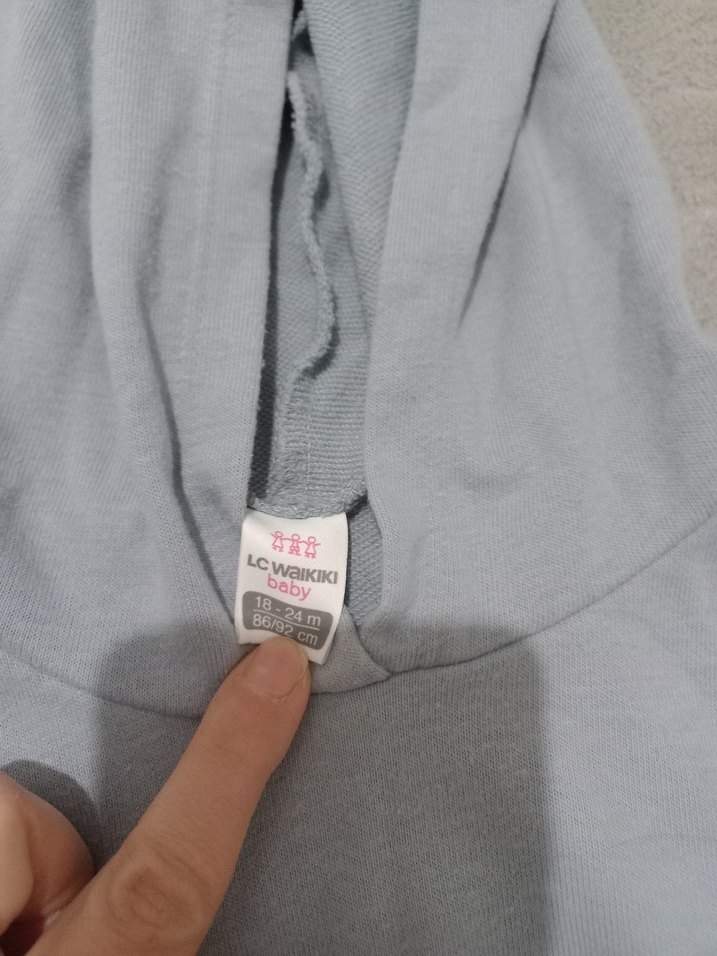 Mor Kız Çocuk Fırfırlı Keten Bluz - Görsel 3