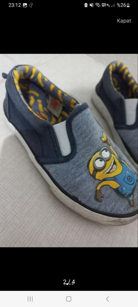 Mavi Baskılı Erkek Çocuk Spor Ayakkabı - Görsel 2