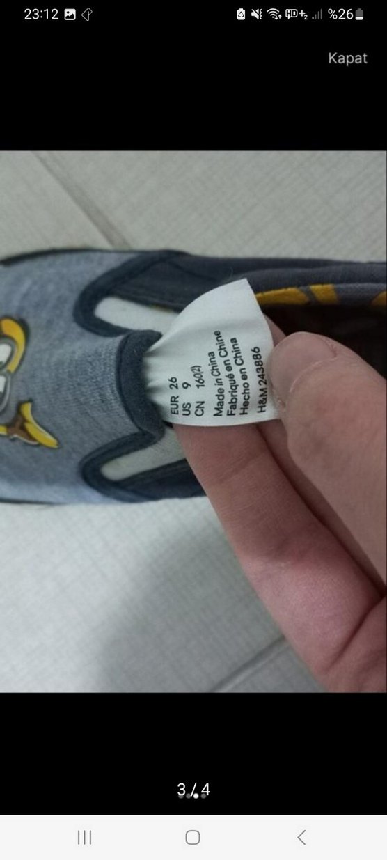 Mavi Baskılı Erkek Çocuk Spor Ayakkabı - Görsel 3