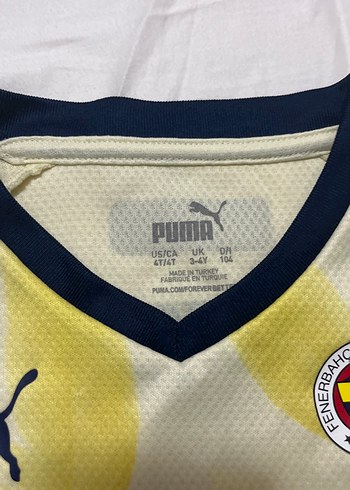 Fenerbahçe Mini Sarı Forma ve Lacivert Şort - Görsel 5