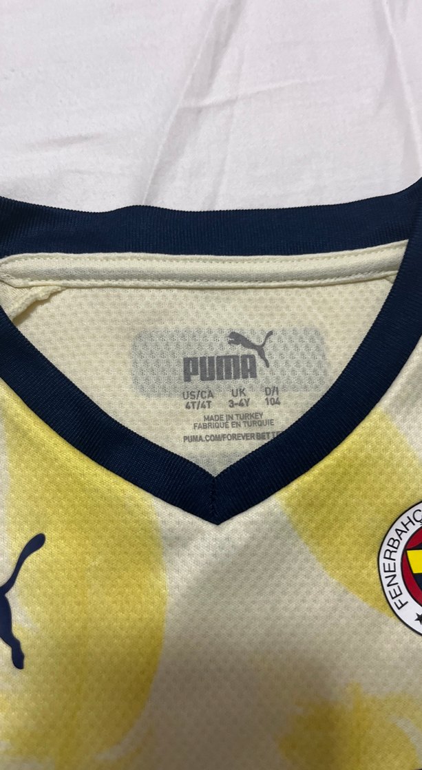 Fenerbahçe Mini Sarı Forma ve Lacivert Şort - Görsel 5