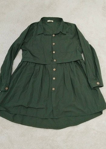 Uzun Kollu HakiGömlek - Görsel 2