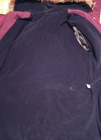 10 Yaş Beden bordo Renk Polarli mont