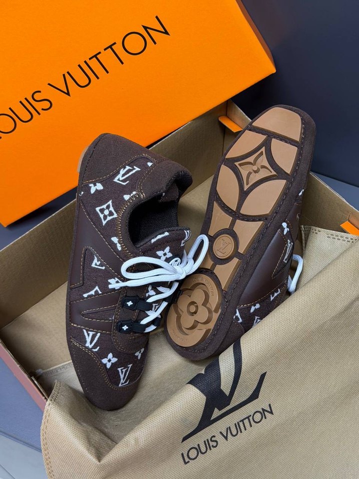 Louis Vuitton Kahverengi Monogram Sneaker — görsel 5/9