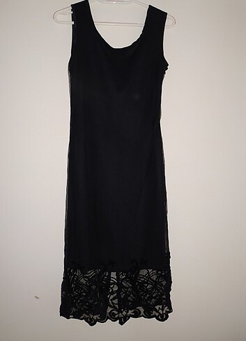 Vintage dantelli elbise